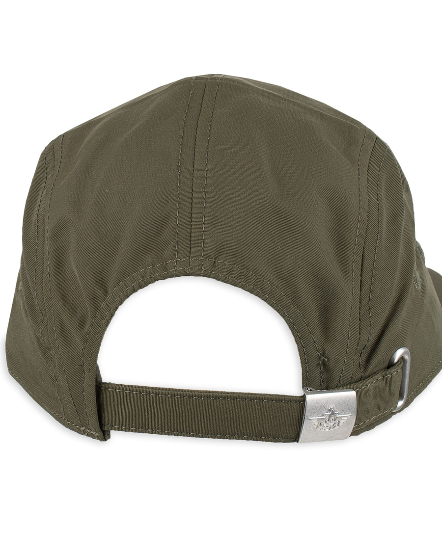 (image for) Excellent Performance Nylon Camp Hat with Embroidered Logo and Flat Brim